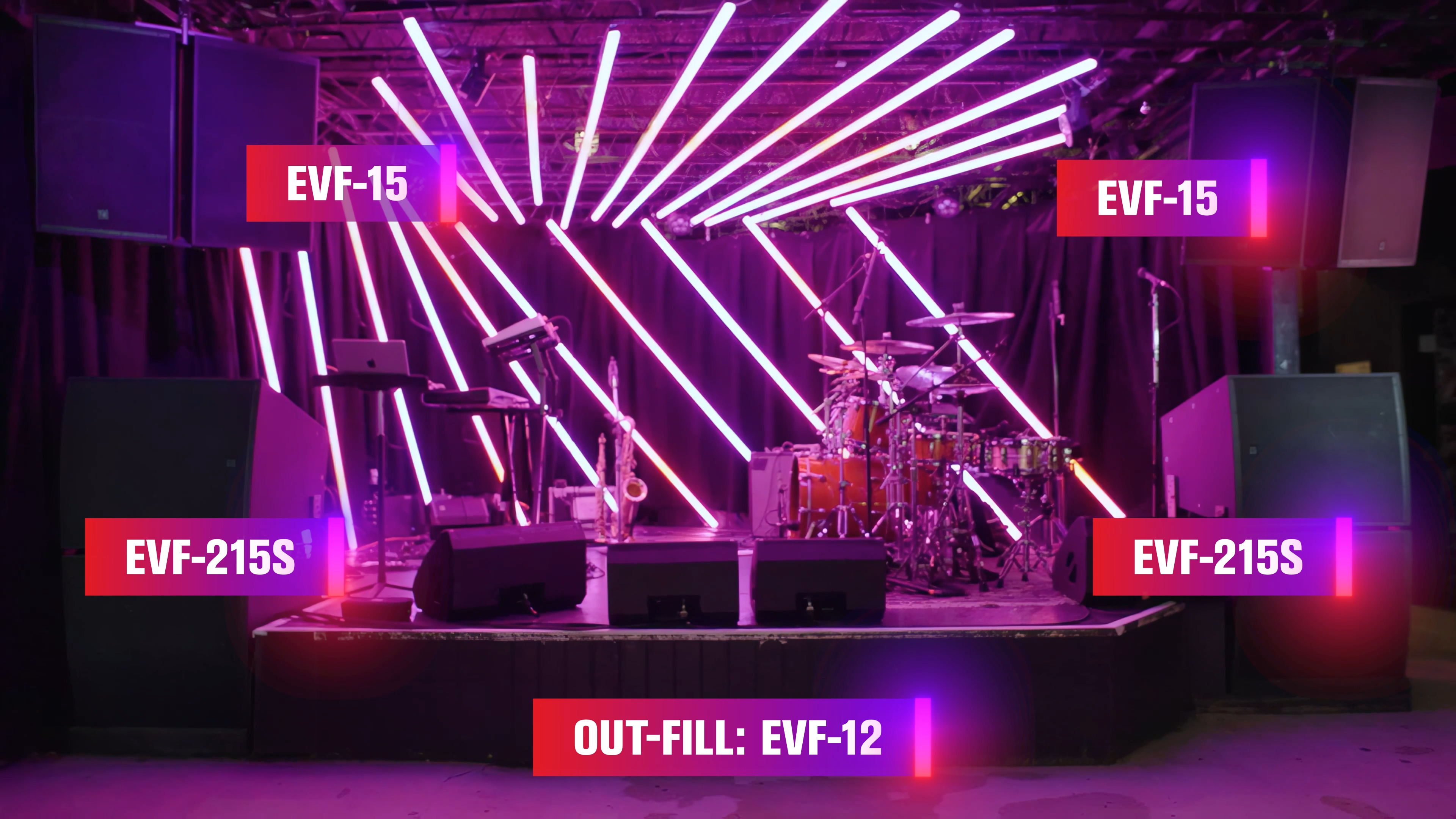 7th Street Entry stage with EVF G2 system